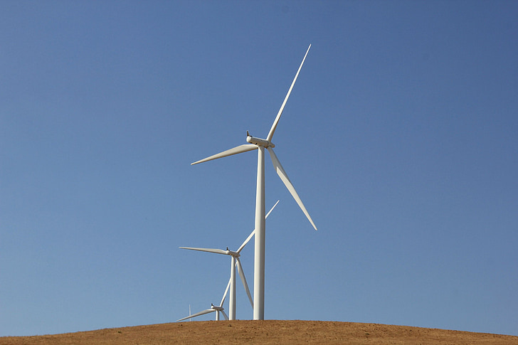 turbina de viento, energía, electricidad, alternativa, viento, Gire, hélice