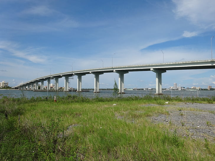 Most, březen, oceán, krajina, Clearwater
