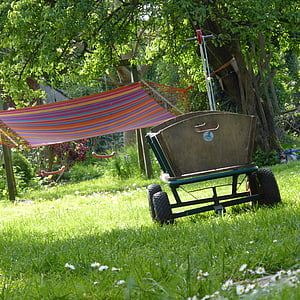 vežimėlis, gali žygis, 1, gali, sodas, vasaros