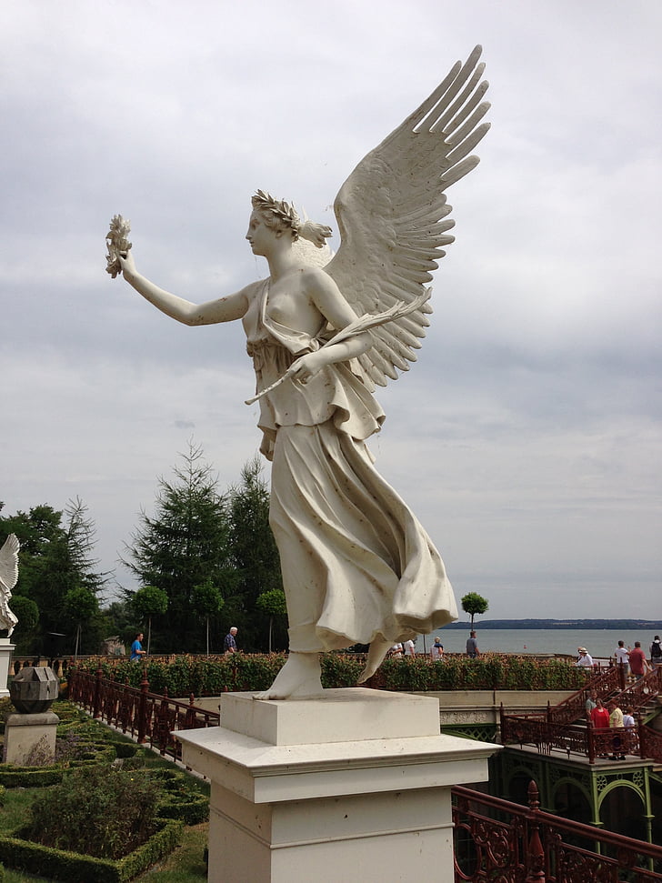 Ангел, скулптура, Шверин, Мекленбург Западна Померания, Държавен капитал, замък