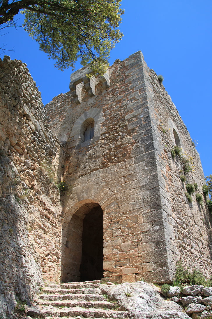 Ruin, forteresse, Château, bâtiment, pierres, architecture, mur