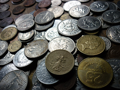 монети, пари, финанси, цента, парични средства, банка, валута