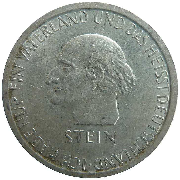 mündi, raha, mälestus, Weimari Vabariik, numismaatika, Ajalooline, raha