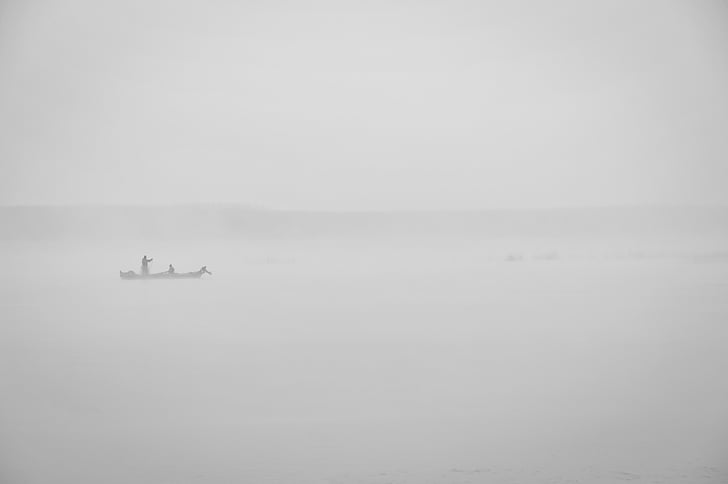 halászati, köd, rejtély