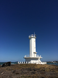 île de Jeju, phare, Sky