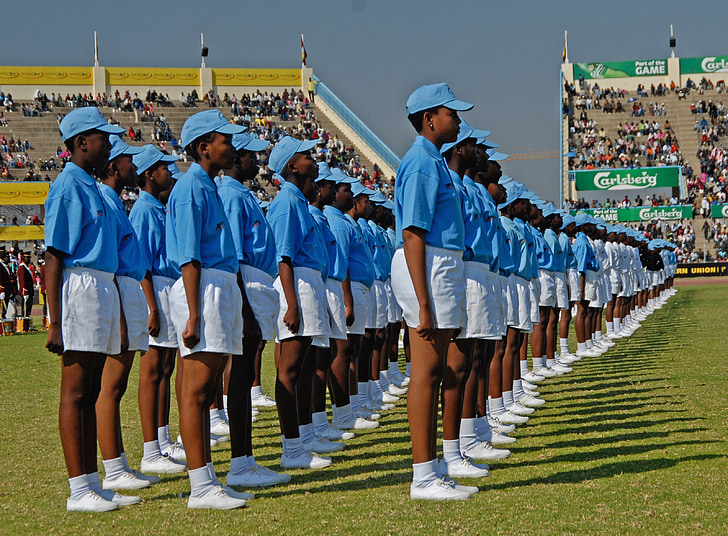 Botswana, dzień policji, formacji, Gaborone, Sport, ludzie