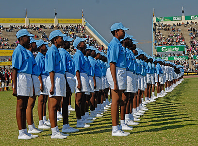 Ботсвана, День полиции, формирование, Габороне, Спорт, люди