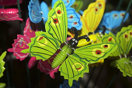 dekorasjon, sommerfugl, dekorative, deco, påske, ornament