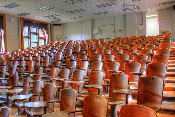 lecture hall, auditorium, seats, chairs, room, hall, lecture