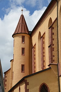 Église, tour, foi, tour de la cloche, Allemagne, architecture, bâtiment