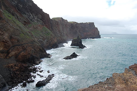 kysten, sten, halvøen, landskab, Atlanterhavet, Madera
