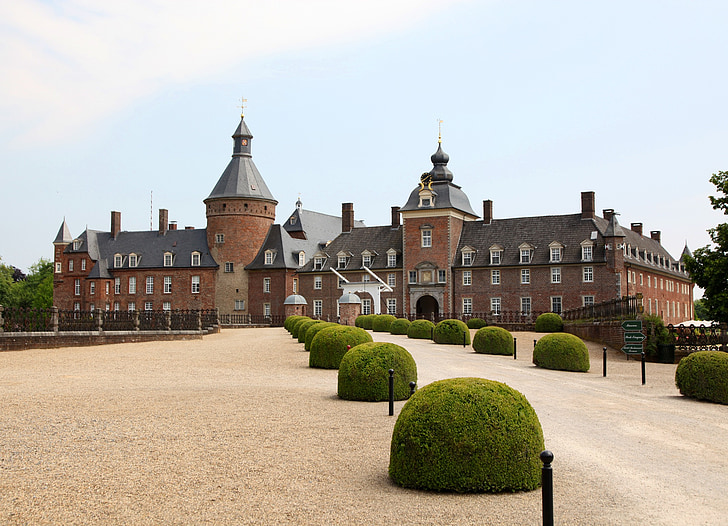 moated castle, anholt, towers, places of interest, isselburg, romance, architecture