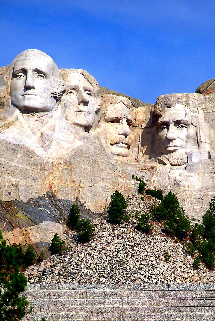 Mount rushmore, Jižní dakota, Dakota, pomocí technologie Rushmore, jih, připojit, Jefferson