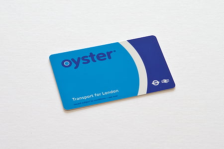 turistične kartice, ostriga, London, prevoz, potovanja, plastike, denar