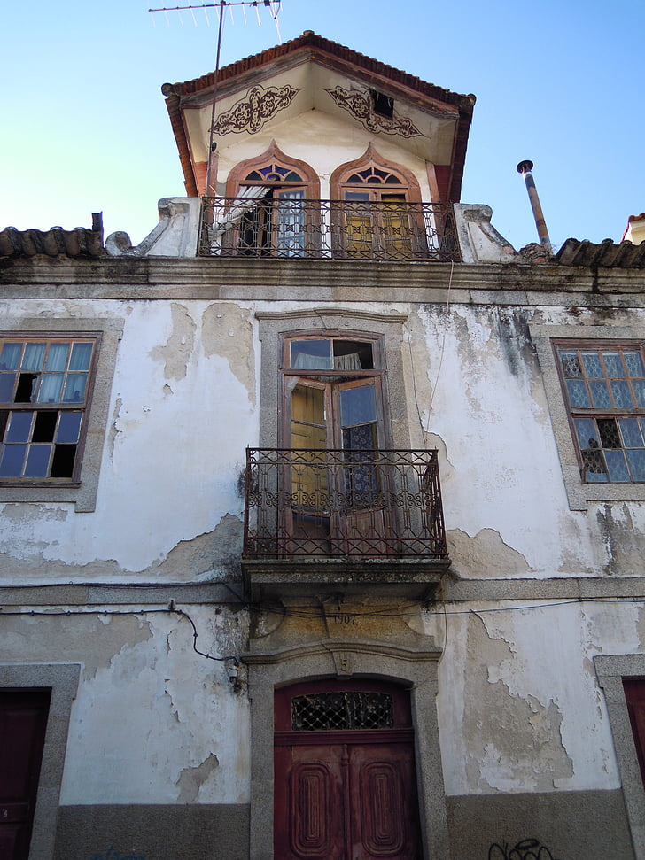 casa, arquitetura, Portugal, edifício