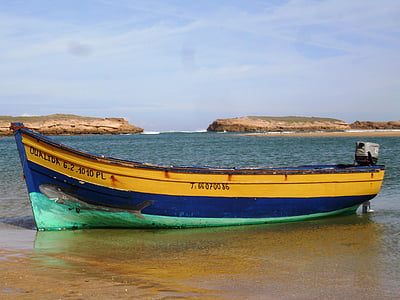 boat, sea, boat on the water, nautical Vessel, beach, coastline, nature
