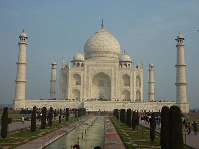 Taj, Mahal, Agra, Inde, Taj mahal, Mausolée, Islam