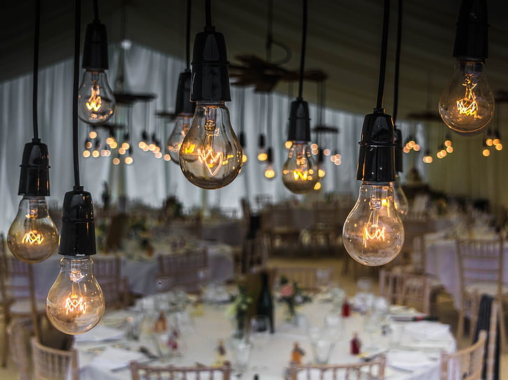 wedding, bulbs, lighting, light, celebration, decoration, marriage
