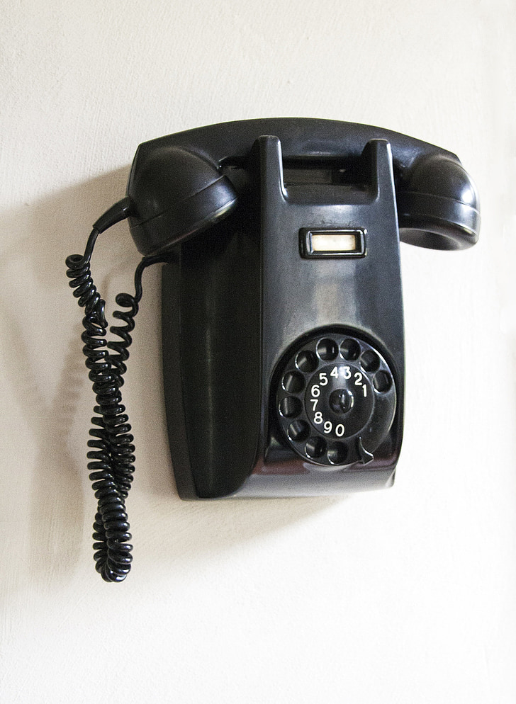 telefoon, oude, Neem contact op met, bellen, analoge, praten, verbinding