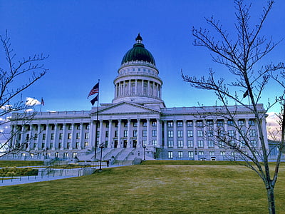 Salt lake city, Glavni grad, kapital, zgrada, kupola, Sjedinjene Američke Države, Države