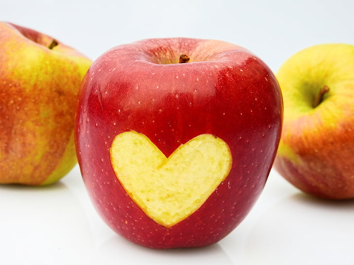 sadje, jabolko, sadje, zdravo, okusno, Frisch, ljubko