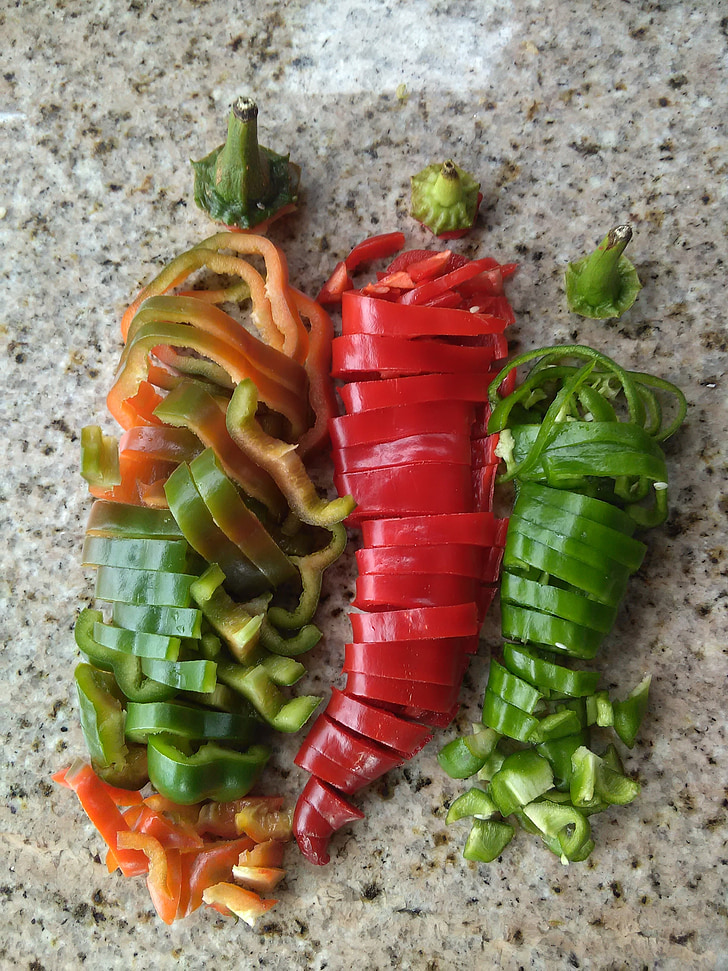 Peppers, Taco, heta, Ghost, trädgård, grönsaker, ekologisk