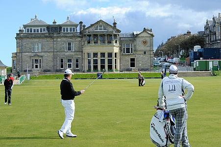Σκωτία, γκολφ, Saint andrews, golfers, Αθλητισμός, σε εξωτερικούς χώρους, αναπαραγωγή
