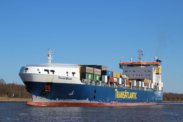 frachtschiff, de la nave, Carguero, América del norte, NOK, transporte de carga, transporte