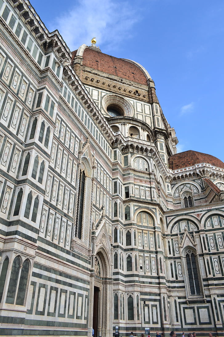 Dome Firenze, Firenze, katedraali, Italia, kirkko, arkkitehtuuri, Basilica