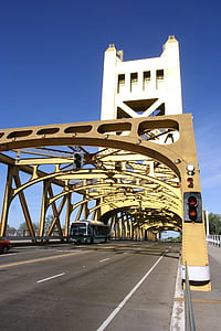 Sakramentas, tiltas, upės, Kalifornijos