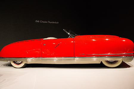 кола, 1941 Крайслер Тъндърболт, Арт Деко, автомобилни, лукс, ретро стил, старомодно