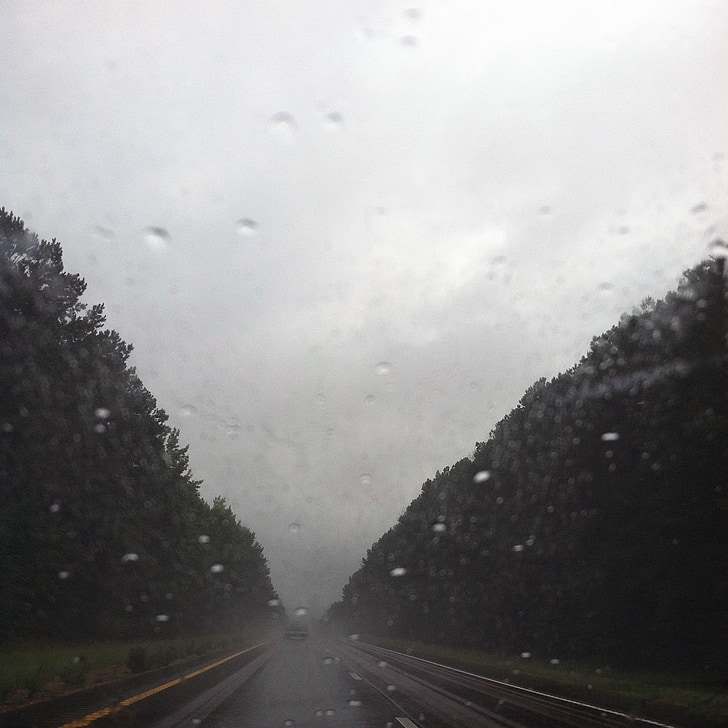 Regen, düstere, Wetter, Nebel, Nebel, Landschaft