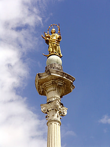 Pietro, oro, presa di corrente, pilastro, bianco, Greco, scultura