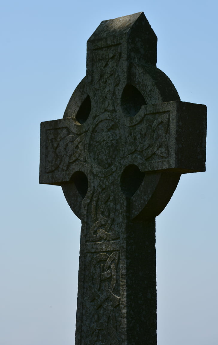 architecture, Croix, Irlande, christianisation