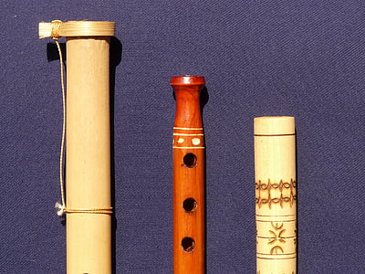 口笛を吹く, 楽器, 再生, 音楽, 音, 木材, 木管楽器