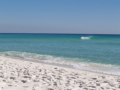 Wellen, Strand, Florida, Meer, Reisen, Urlaub, Tourismus
