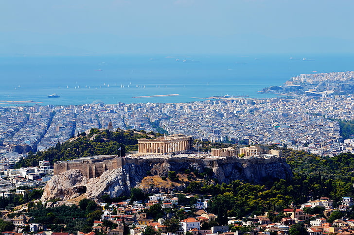 græsk, Athen, Grækenland, Europa, rejse, arkitektur, turisme