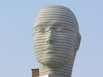 Humboldtovej univerzite, Adlershof, umenie, dve hlavy