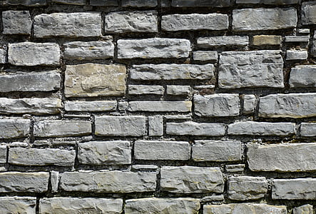 texture, maçonnerie, pierres, vieux mur de briques, calcaires, articulations, modèle