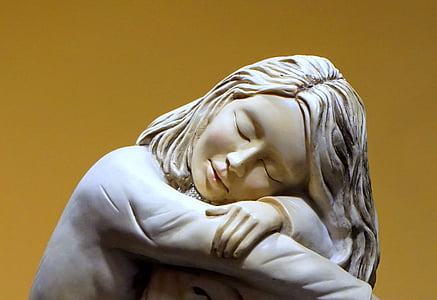 statue, sculpture, figure, face, body, women, girl