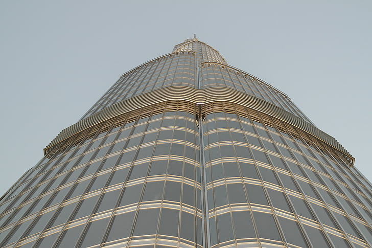 burj kalifa, view, dubai, the tallest building, united arab emirates