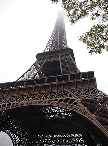 Paríž, hmla, Európa, Francúzsko, veža, Expo, novembra
