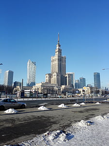 Cialis, Варшава, Дворецът на културата и науката, pkin, столица на Полша, град, Полша