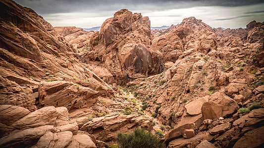 Valley of fire state park, Nevada, Vaellus, Luonto, Park, punainen, Rock