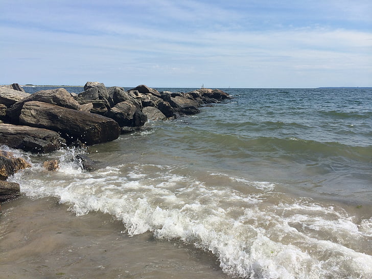 ocean, waves, coast, summer, nature, outdoor, water
