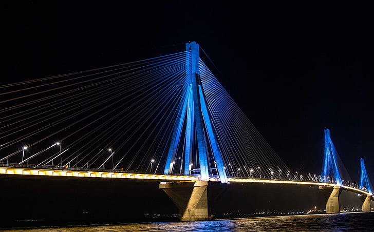 cảnh quan, Nhiếp ảnh, eo biển Bosphorus, Bridge, Thổ Nhĩ Kỳ, đêm, tối