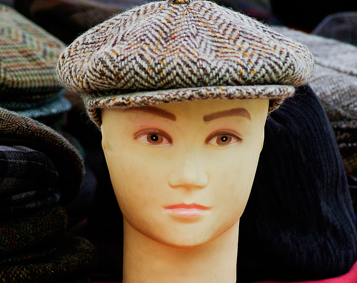 WPR, człowiek, kapelusz, Mannequin