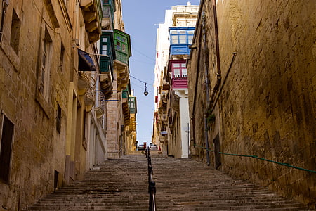 Malta, ceļojumi, pilsēta, Valletta, arhitektūra, Vidusjūras reģiona, vēsturisko