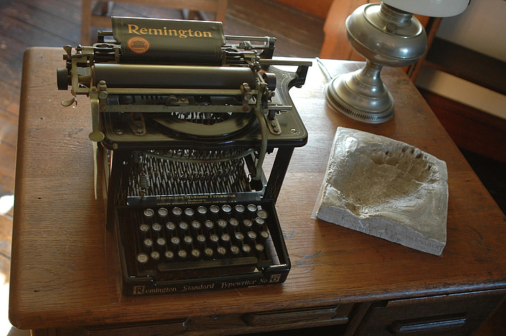 skrivemaskine, Remington, antik