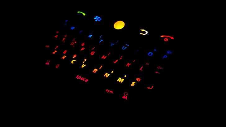 smartphone, blackberry, phone, keyboard, colourful, diy, trackball